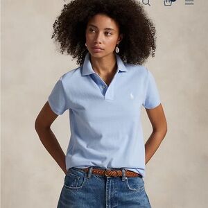 Polo Ralph Lauren Iconic Light Blue Short Sleeve Classic Polo